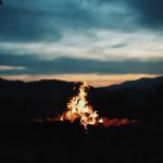 photography of bonfire during nighttime